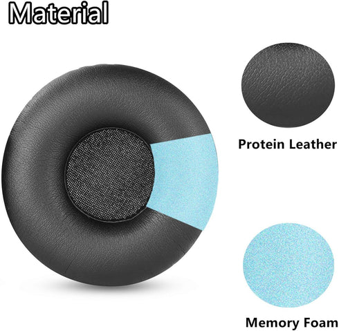 Ear Pads Cushions Cups Replacement Foam Earpads Compatible with Sony MDRZX110NC MDR ZX110NC Noise Cancelling Headphones (Black)...